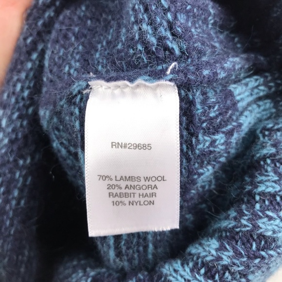 Pendleton Women Cardigan Sweater Lambswool Blue - Picture 6 of 6